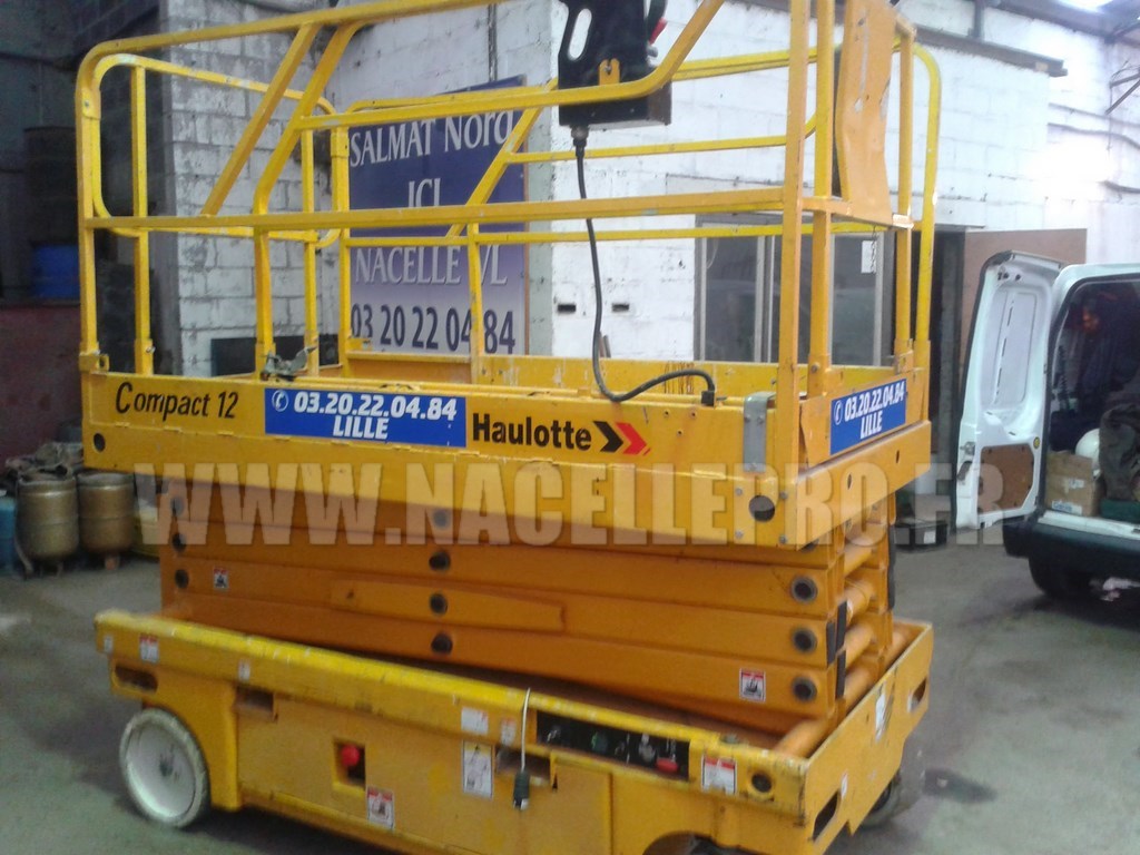 dépannage et réparation nacelle élévatrice HAULOTTE COMPACT 12, maintenance et entretien